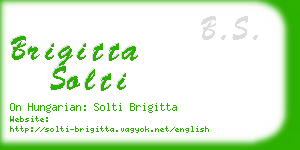 brigitta solti business card